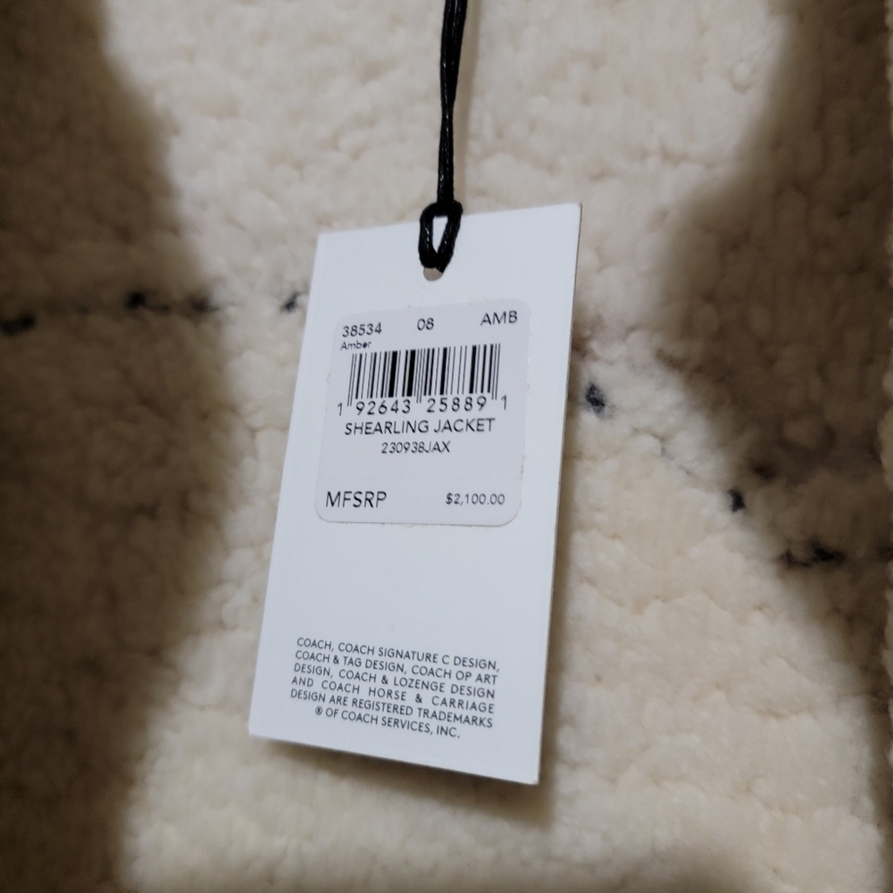 Coach Shearling Jacket - Picture 6 of 7